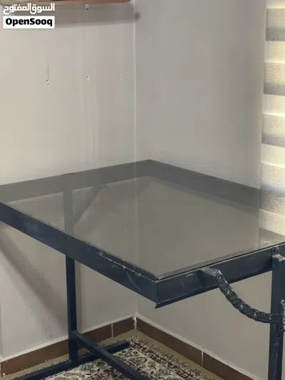 مرسم هندسي زجاجي شفاف لون اسود 3
