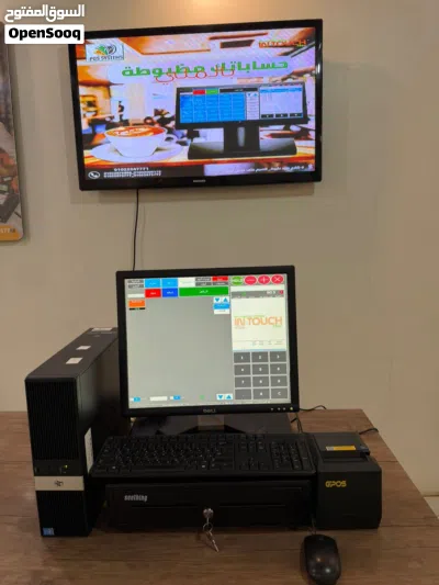 جهاز كاشير جديد ضمان وترخيص مدي الحياة شاشه dell 2