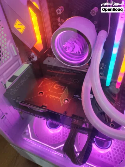 Pc للبيع Cpu:RYZEN 7 5700X معالج Gpu:RTX 5060Ti (16)GB VRAM asus 2 fan كرت شاشة MP:asroc B550 4