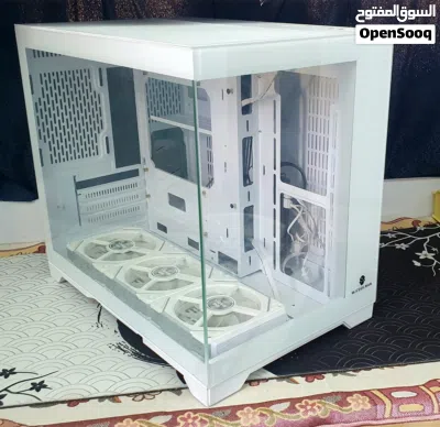 كيس أبيض من WJCOOLMAN مع 6 مراوح 2