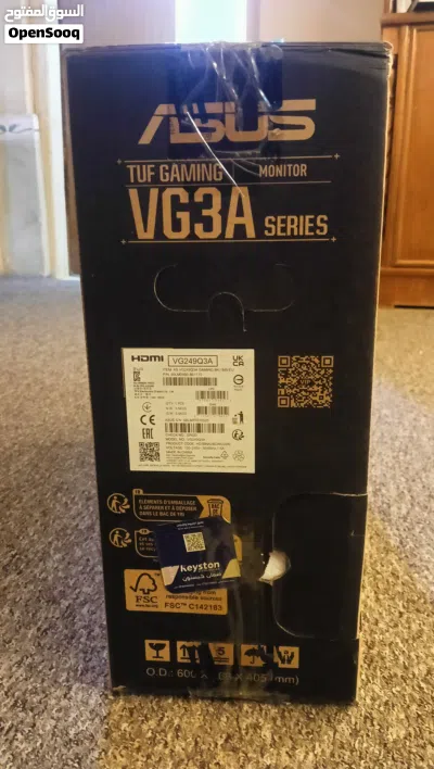 شاشة ألعاب اسوس تاف ASUS TUF Gaming VG249Q3A بحجم 23.8 بوصة وتردد 180Hz 3