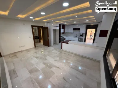 طريق المطار البنيات طابق ثاني 210 متر للايجار بناء جديد لم يسكن بعد 2