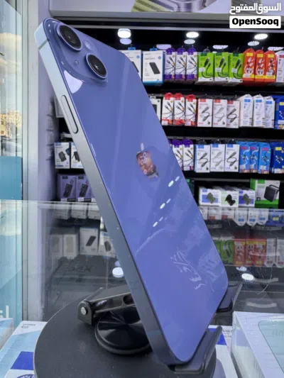 iPhone 14 Plus (128) GB ايفون 14 بلس مستعمل بحالة جيدة جدا ( مغير بطارية جديدة اصلية من شركة HOCO 4