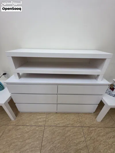 IKEA TV table, Coffee table & Chest drawer for sale 3