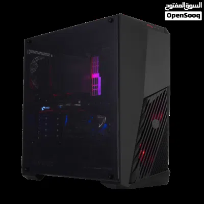 كيس جيمنج كولر ماستر للتجميعات فارغ مع مروحتين - COOLER MASTER MASTER BOX K501L 2X FANS GAMING CASE 2