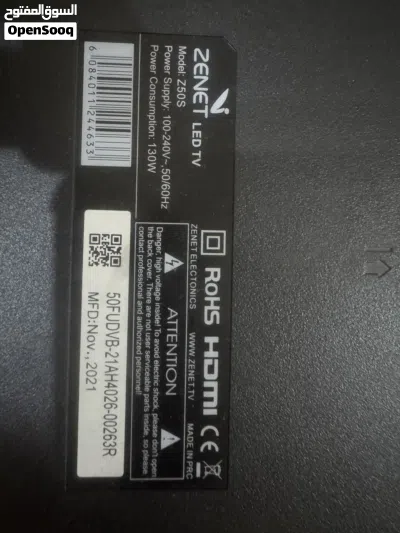 Tv 50 inch zenet 4