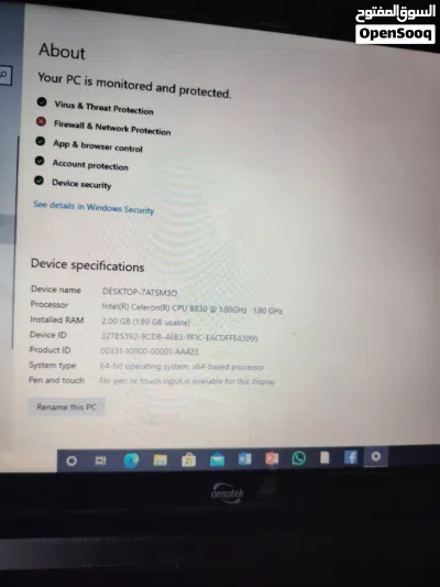 Omatek laptop. Very clean used. 3