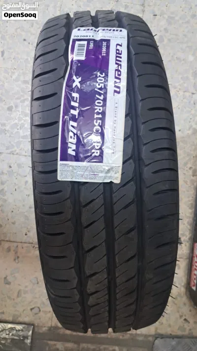 لوفن كوري205/70/15 c 8 طبقات كفالة 4 سنوات 57.5 دينار اردني 2