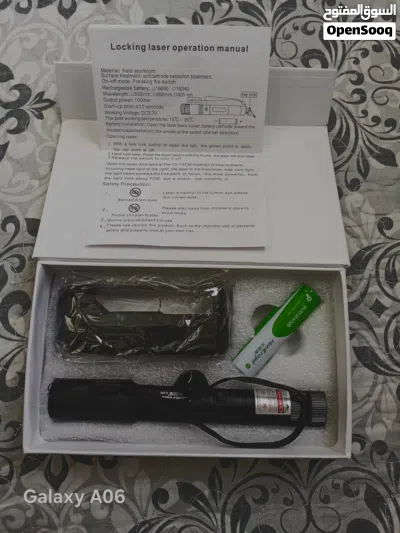 خمس اجهزه green lazer pointer بل كرتونه مع شاحن ومفتاحين وعدسه اشكال نادر الوجود او البيع المباشر 2