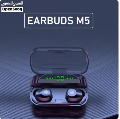 سماعة وبوربانك في نفس الوقت EARBUDS M5 - بأقل سعر ولفترة محدودة! 2