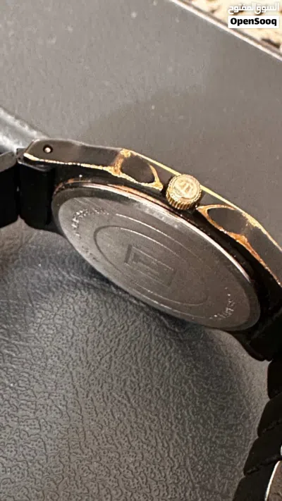 ساعة tissot seastar مطلية ذهب عيار 18 نادرة في حالة جيدة جداً،الساعة موديل ال80 (بدون بوكس ولا ورق) 3