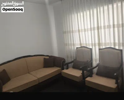 طقم كنب مستعمل تنجيد جديد 9مقاعد 4