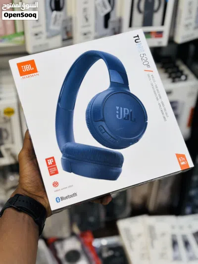 سماعة الميحطية من شركة العملاقة جي بي ال JBL TUNE 520BT 3