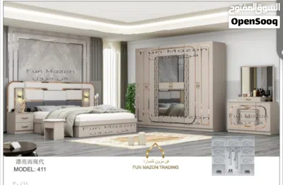 Bedroom set with medical mattress غرفہ نوم معع دوشق 3