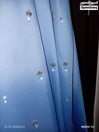 فستان أزرق سماوي من ماركة CHOICE مقاس XL مناسب للحفلات والمناسبات 4