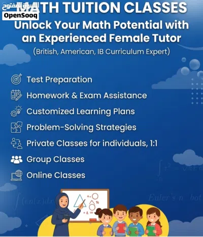 Professional Math Tutor British Curriculum Expert Experience: 6+ years 2
