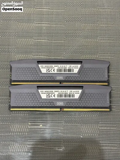 Vengeance 64GB (2x32) DDR5 5200MHz RAM رام 2