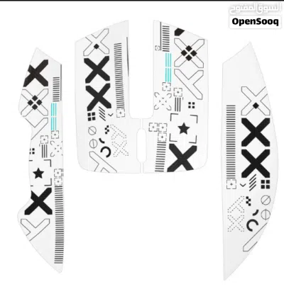 متوفر ماوس attack shark x11 لون ابيض لاسلكية مع لزقات grip tape بسعر 17 دينار 2