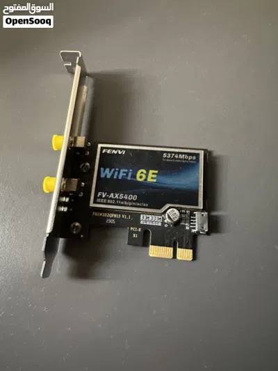 كرت شبكة لاسلكية FENVI FV-AX5400 WiFi 6E PCIe 4