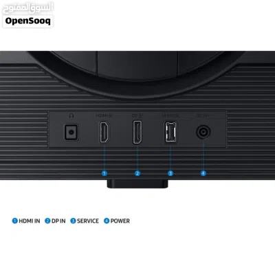 شاشات جيمنج بمواصفات خرافية Samsung Odyssey G5 2024 (DG502), 27 Flat Monitor IPS 2K 180Hz 1ms 4
