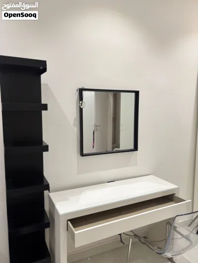 vanity and shelves from IKEA 2