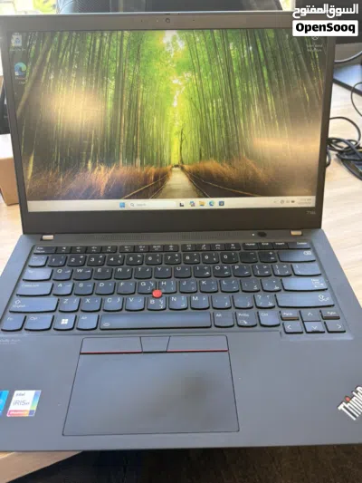 lenovo thinkpad t14s g2 used with charger and laptop bag 2