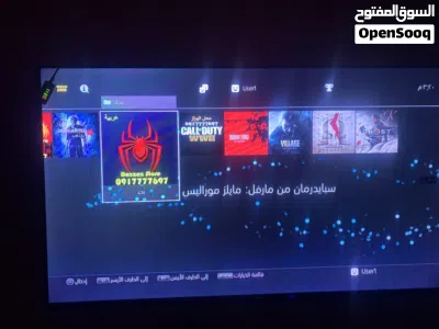 بلايستيشن 4سلم 1000GB مهكر 3