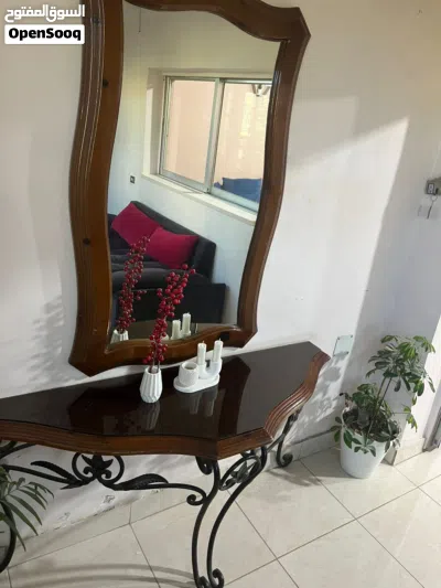 طاولة سفرة وطاولة مدخل مع مراي 4