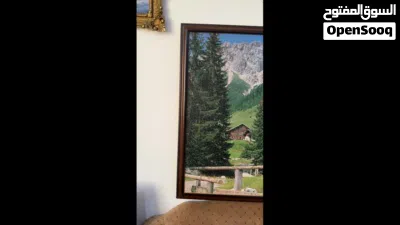 لوحة فنية مع إطار خشب لطاحونة المياه التاريخية "ناثان" بالولايات المتحدة، 3000 قطعة Puzzle portrait. 2