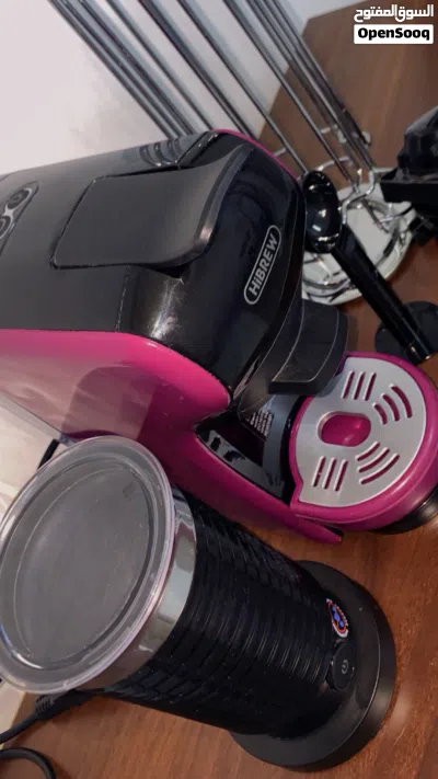 مكينة قهوه جديده بجميع معداتها 2