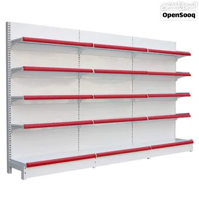 Supermarket shelves grocery shelves single and double sided 4