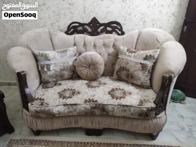 طقم كنب غرفة ضيوف خشب زان 2