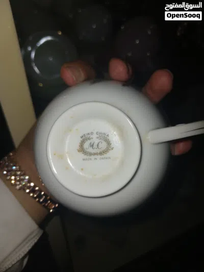 "للبيع طقم شاي وجاتوه ياباني أنتيك (Meiko China) موديل الخمسينات، حالة ممتازة ومكتمل تماماً 2