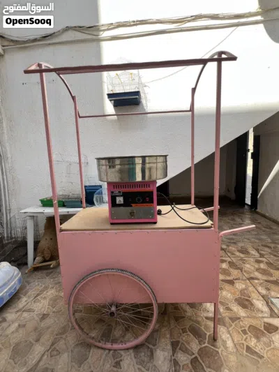 عربة ومكينة غزل البنات 3