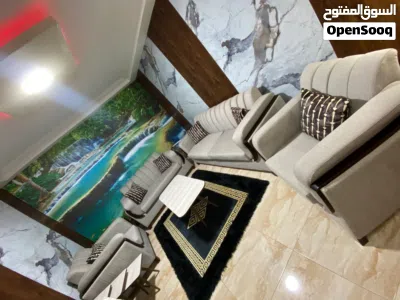طقم كنب استعمال بسيط جدا للبيع 2