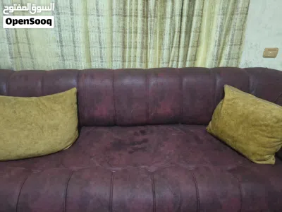 كنب صاله لون خمري 3