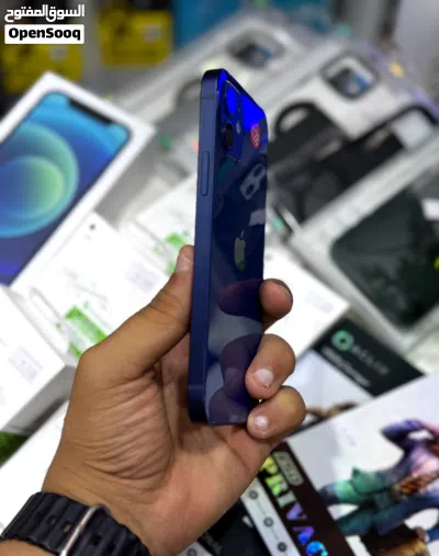 عرض خاص: iPhone 12 128gb هاتف نظيف جدا بحالة الوكالة بدون اي شموخ أو مشاكل مع ضمان و ملحقات بأقل سعر 2