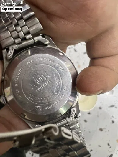 Vintage Orient Crystal Automatic Watch: 21 Jewels, Green Dial, Japan Made ساعه اورينت موديل كريستال 2