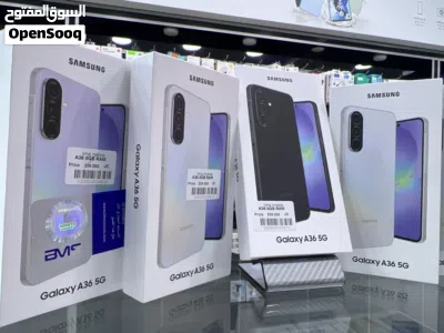 Samsung A36 5g (256 GB / 8 RAM) سامسونج اي 36 جالاكسي 256 جيجابايت/ 8 رام مع بكج (عضمه+كفر+لزقه) 3