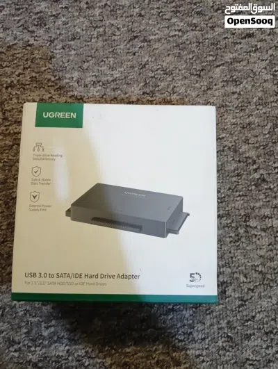 محول الهاردات الشامل من UGREEN (من SATA/IDE إلى USB 3.0) توصيل مجاني 2