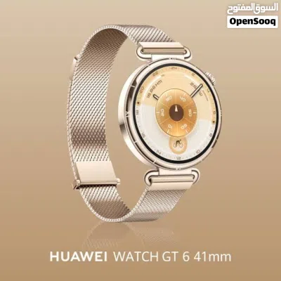 HUAWEI WATCH GT6 ( 41M ) GOLD NEW /// ساعه هواوي جي تي 6مقاس 41 ملي الجديد 2