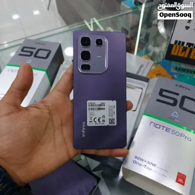 مشغل اخو الجديد Not 50 pro رام 16 و 24 جيجا 256 مكفول بالشركة أغراضة والكرتونه الأصلية متوفر توصيل 2