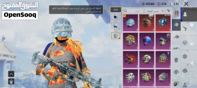 حساب ببجي اللبسة النارية للبيع 2