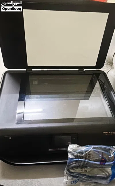 طابعه hp smart للبيع طابعه جديده استعمال يومين فقط 3