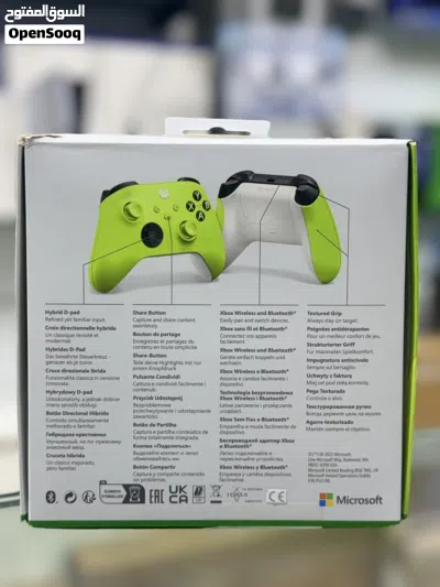 Xbox Wireless Controller – Electric Volt يد إكس بوكس لاسلكية جديدة كلياً – لون أصفر فسفوري 2