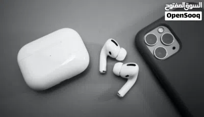 سماعات air pods pro تتميز بالغاء الضجيج النشط نمط شفافيه الصوت الصوت المخصص والمكاني ميزة عمر بطاريه 2
