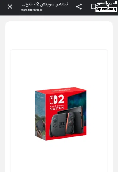 نينتيندو سويتش 2 جديد لم يفك للبيع nintendo switch 2 2