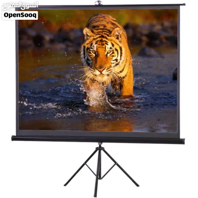 شاشةعرض بروجيكتر بمقاسات مختلفة يدوي او كهربائي او ترايبود Manual or Automatic Projector Screen 4