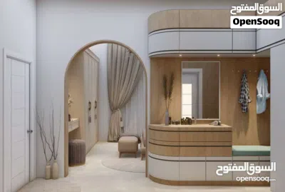 فيلا 3 ادوار نظام مناسيب نظيفة خدمية للشركات حي دمشق 2