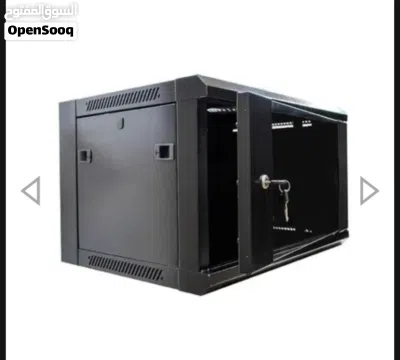 ضع كل اجهزة المراقبة والراوترات وجميع لوازمها في صندوق مميز 6U 530X300X400 WALL MOUNT CABINET 2